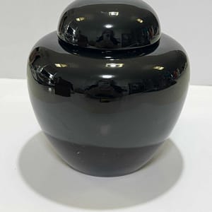Forever Ours Black Tranquility Urn scaled